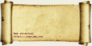 Jovana Adamac vizit kartica